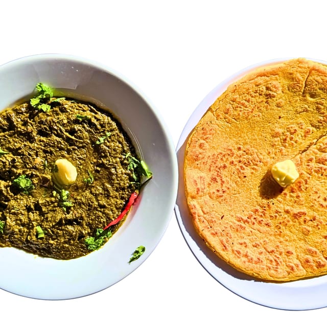 Sarson ka Saag/Makki Roti.